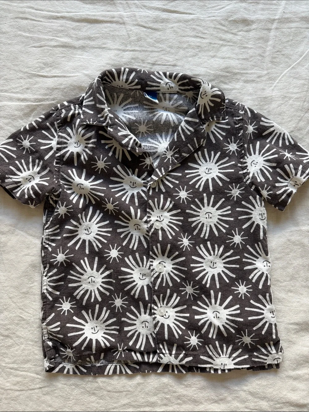 Cotton On Kids + Old Navy Pattern Polo Shirts & Navy Trimmed Waffle Knit